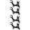 4Pièces Support Adaptateur Noir Pour 5