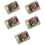 5Pièces Mini Planche Éducative Bois Assortie Décor Maison 6
