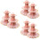 6Pièces Plateau Gâteaux Jetable 3 Étages Rose Pour Buffet 5