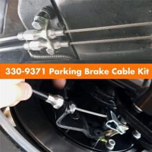 330-9371 Universal Disc/Drum Parking Brake Cable Kit Emergency Brake Cable Kit Replace 140-14415-R Car Accessories
