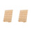 2Pièces Stand Bois Multi-Couches Beige Pour Commerce 6