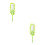 2Pièces Practical Car Cleaning Duster Vert Doux Pour Dépoussiérer 2
