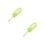 2Pièces Practical Car Cleaning Duster Vert Doux Pour Dépoussiérer 3