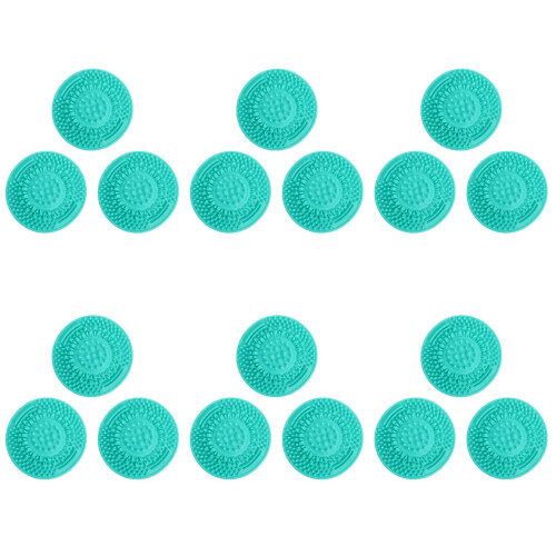 18Pièces Cup Nettoyage Pinceaux Silicone Vert 1