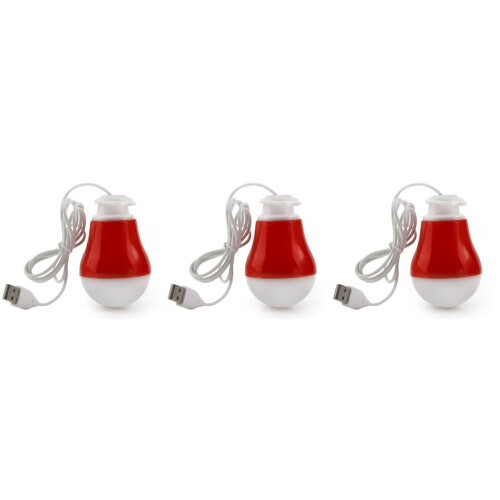 3Pièces Lampe USB Rouge Sans Éblouissement Pour Usage 2