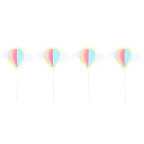 4Pièces Carte 3D Ballon Pour Décoration Gâteau Bébé 1