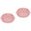 2Pièces Plateau Bébé Silicone Rose Partition Repas Sécurisé Durable 3