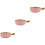 3Pièces Bols Créatifs En Céramique Rose Anse Confortable 5
