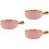 3Pièces Bols Créatifs En Céramique Rose Anse Confortable 6