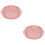 2Pièces Plateau Bébé Silicone Rose Partition Repas Sécurisé Durable 5