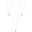 3Pièces Pendentifs Cœur Colliers Cadeau 3