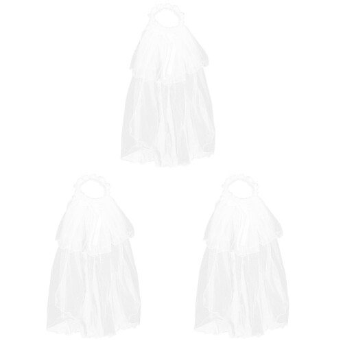3Pièces Accessoires Fleurs Couronne Pour Mariage 2