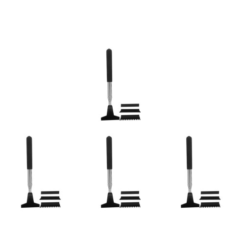 4Sets Glaswischer Auto Silikon Schwarz Für & 1