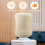 4Pièces Couvre-Seau Élastique Beige Réutilisable Pour Usage À 6