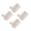 4Pièces Couvre-Seau Élastique Beige Réutilisable Pour Usage À 7