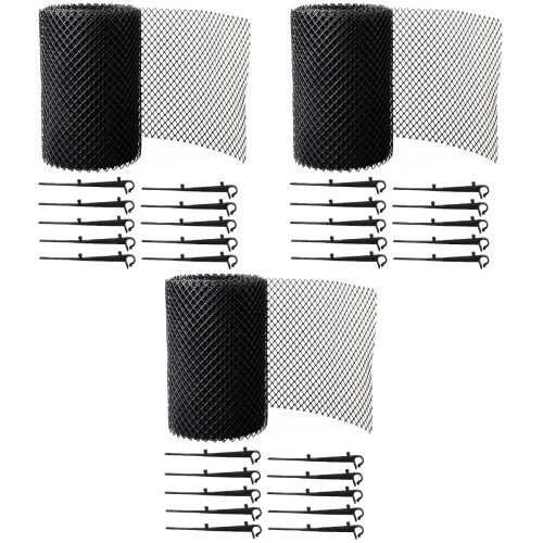 3Ensembles Protection Jardin Noir Anti- 2