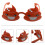 2Pièces Lunettes Marron Caca En ABS Accessoires Fête 6