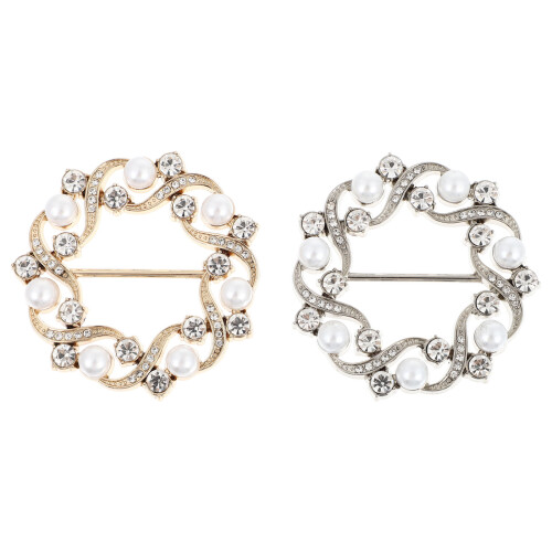 4Pièces Boucles Raffinées Pour Écharpes Et T-Shirts 1