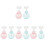 8Pièces Distributeurs Moussant Compact Couleurs Variées 2