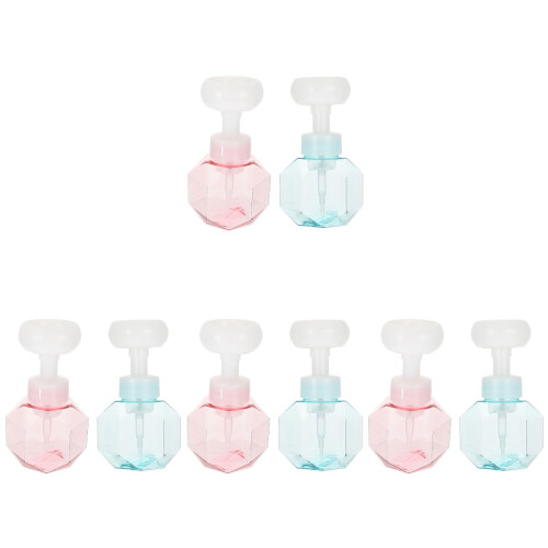 8Pièces Distributeurs Moussant Compact Couleurs Variées 1