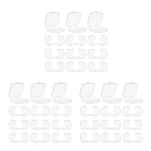 120Pièces Boîtes Miniatures En PP Pour Rangement Bricolage 1