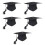 5Pièces De Graduation Adultes Polyester Pompon 6
