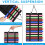 Portable Drumstick Storage Bag Foldable Felt Hanging Holder For Percussion Stick 7
