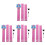 4Ensembles Croissance Enfants Sticker Mural Animaux Rose 8