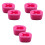 6Pièces Moules Silicone Rose Pour Gâteaux, Bonbons Glace 3