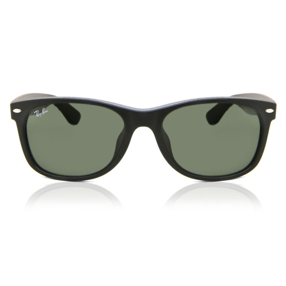 Ray Ban (55) Ray-Ban Rb2132f New Wayfarer Matte Asian Fit 622 Unisex New Sunglasses