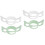 4Pièces Poignées Housses Silicone Couleur Assortie 4