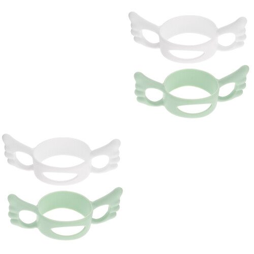 4Pièces Poignées Housses Silicone Couleur Assortie 2