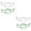 4Pièces Poignées Housses Silicone Couleur Assortie 6