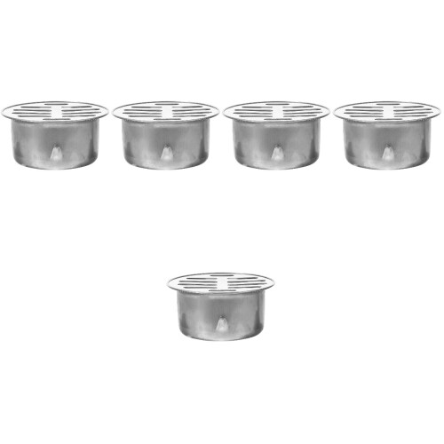 5Stk Metall Bodenablauf Filter Abflussfilternetz 2