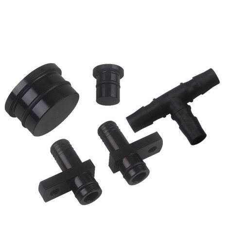Kit di Riposizionamento e Risuonatore PCV per Duramax  6.6L 2004-2010 Nero