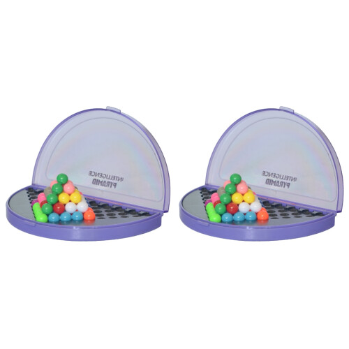 2Ensembles Jouet Logique Violet Perles Éducatif Pour Enfants 2