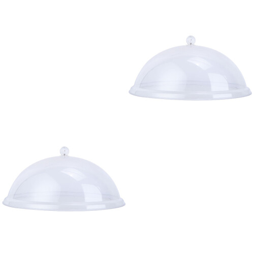 2Pièces Couvercle En Pièce Transparent Pour Aliments Pique- 2