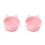 2Pièces Dînette Bébé Silicone Rose, Usage Garderie 4