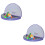 2Ensembles Jouet Logique Violet Perles Éducatif Pour Enfants 6