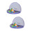 2Ensembles Jouet Logique Violet Perles Éducatif Pour Enfants 7