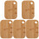 5Pièces À Découper Trou Suspendu Bambou Beige 2