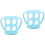 2Pièces Bébé Silicone Anti- 3