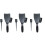 3Ensembles Kit Noir Pinceaux Et Pour Pro 6