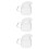 3Pièces Verres À Lait Transparent Robuste Pour Usage 7