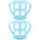 2Pièces Bébé Silicone Anti- 4