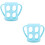 2Pièces Bébé Silicone Anti- 5