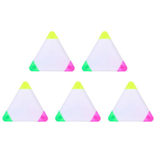 10Pièces Marqueurs Stylos Fluorescents Triangle Pour Étudiants 1