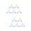 10Pièces Marqueurs Stylos Fluorescents Triangle Pour Étudiants 4