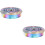 2Pièces Boîte Métal Multi Usage Couvercle Creux Brûleur Encens 5