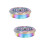 2Pièces Boîte Métal Multi Usage Couvercle Creux Brûleur Encens 6